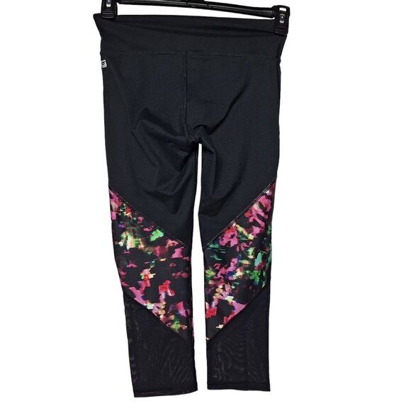 Fabletics Yoga Pants Women's Small Black Geometric Workout - Picture 3 of 4